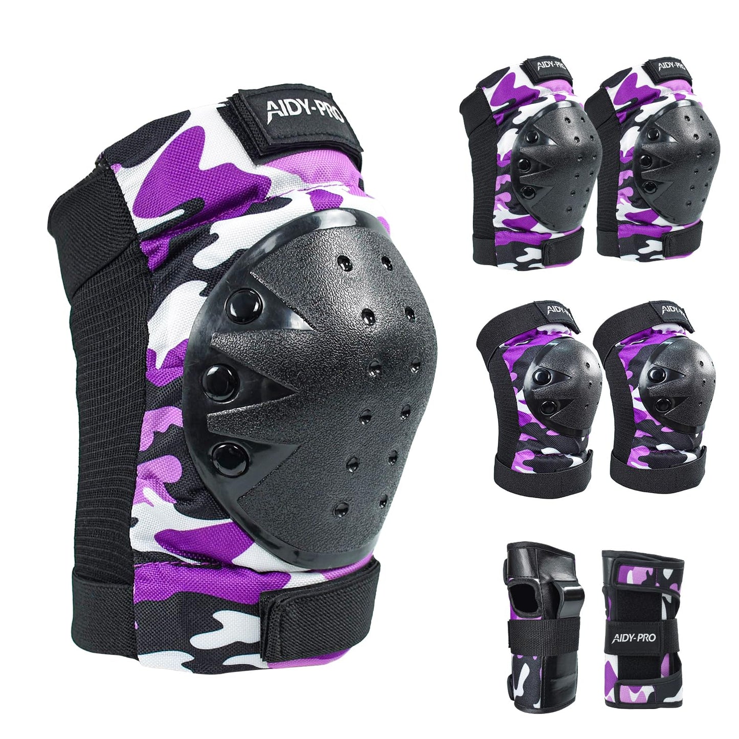 Kids Knee and Elbow Pad Set - 6 Piece