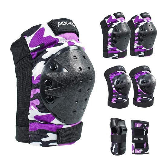 Kids Knee and Elbow Pad Set - 6 Piece