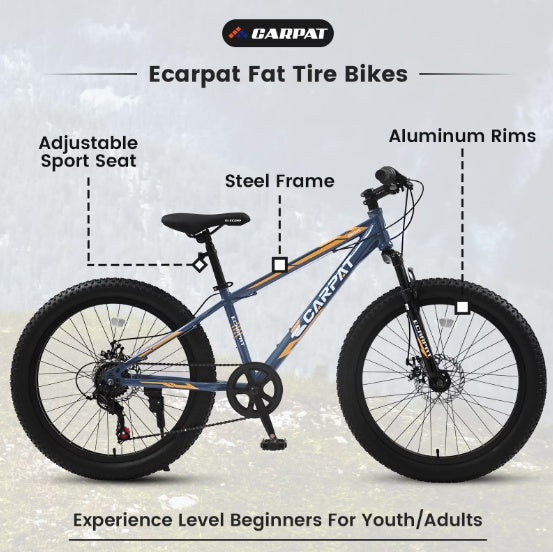 Trailblazer 24-Inch Fat Tire Mountain Bike