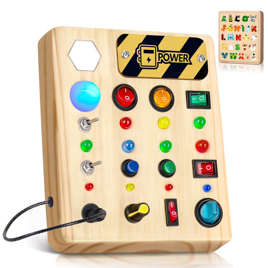 Airplane Travel Busy Board for Toddlers